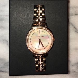 Michael Kors Diamond Rose Gold Watch